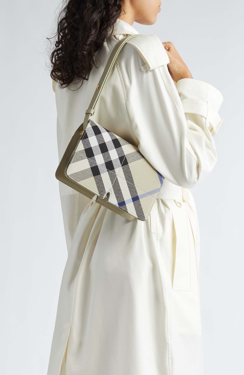 Burberry Snip Check Jacquard Crossbody Bag, Alternate, color,
