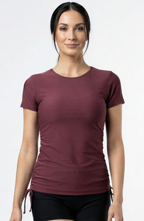 Short Sleeve Adele Swim Top