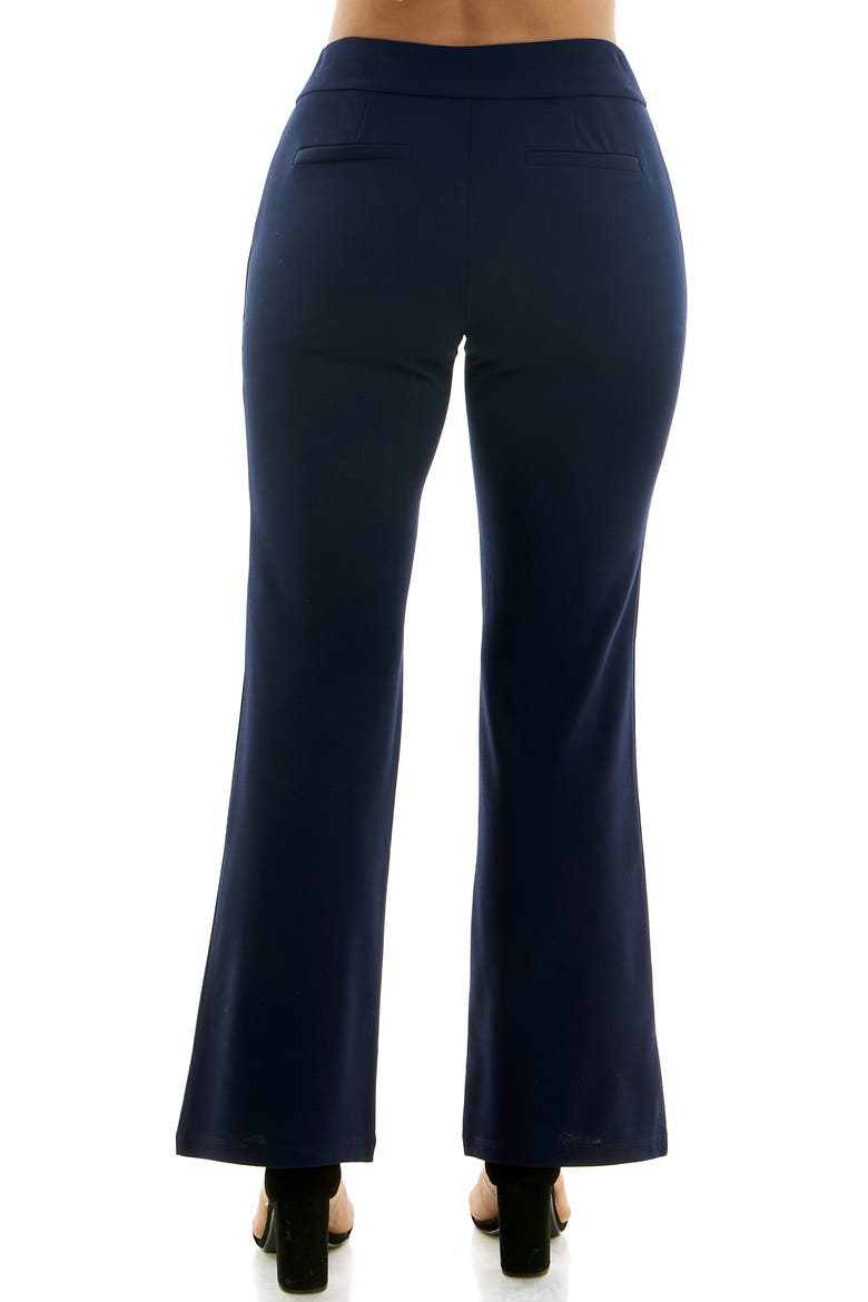 Bell Bottom Flare Pants, Alternate, color, NAVY