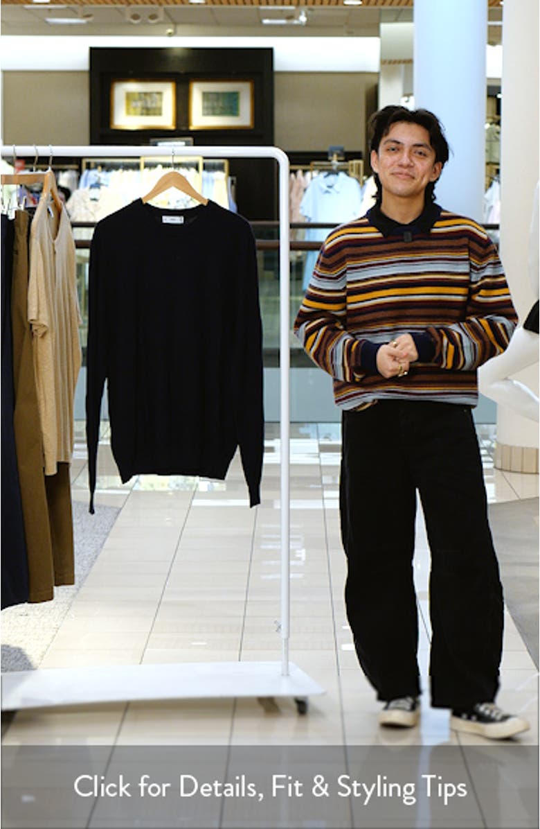 Microstructure Crewneck Sweater, sales video thumbnail