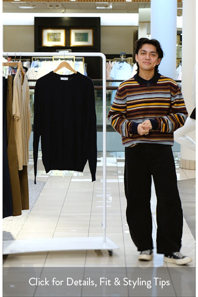 Microstructure Crewneck Sweater video