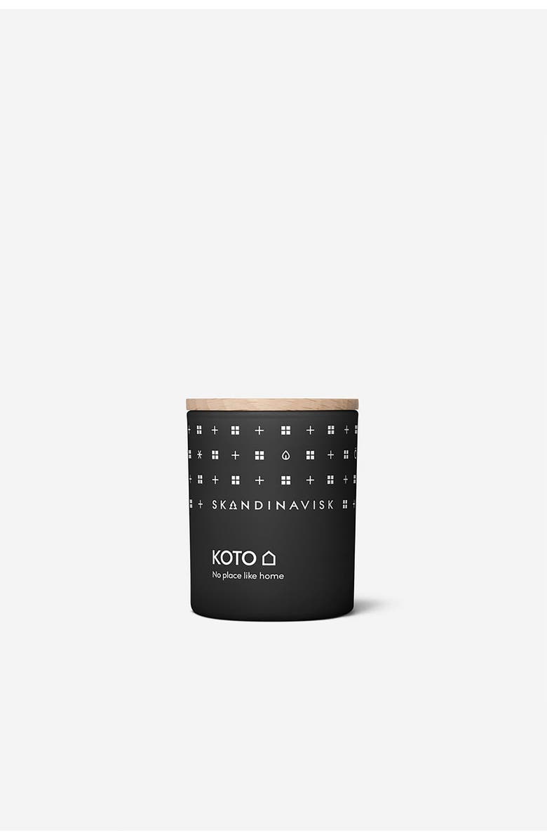 SKANDINAVISK KOTO Scented Candle 65g, Alternate, color, Black