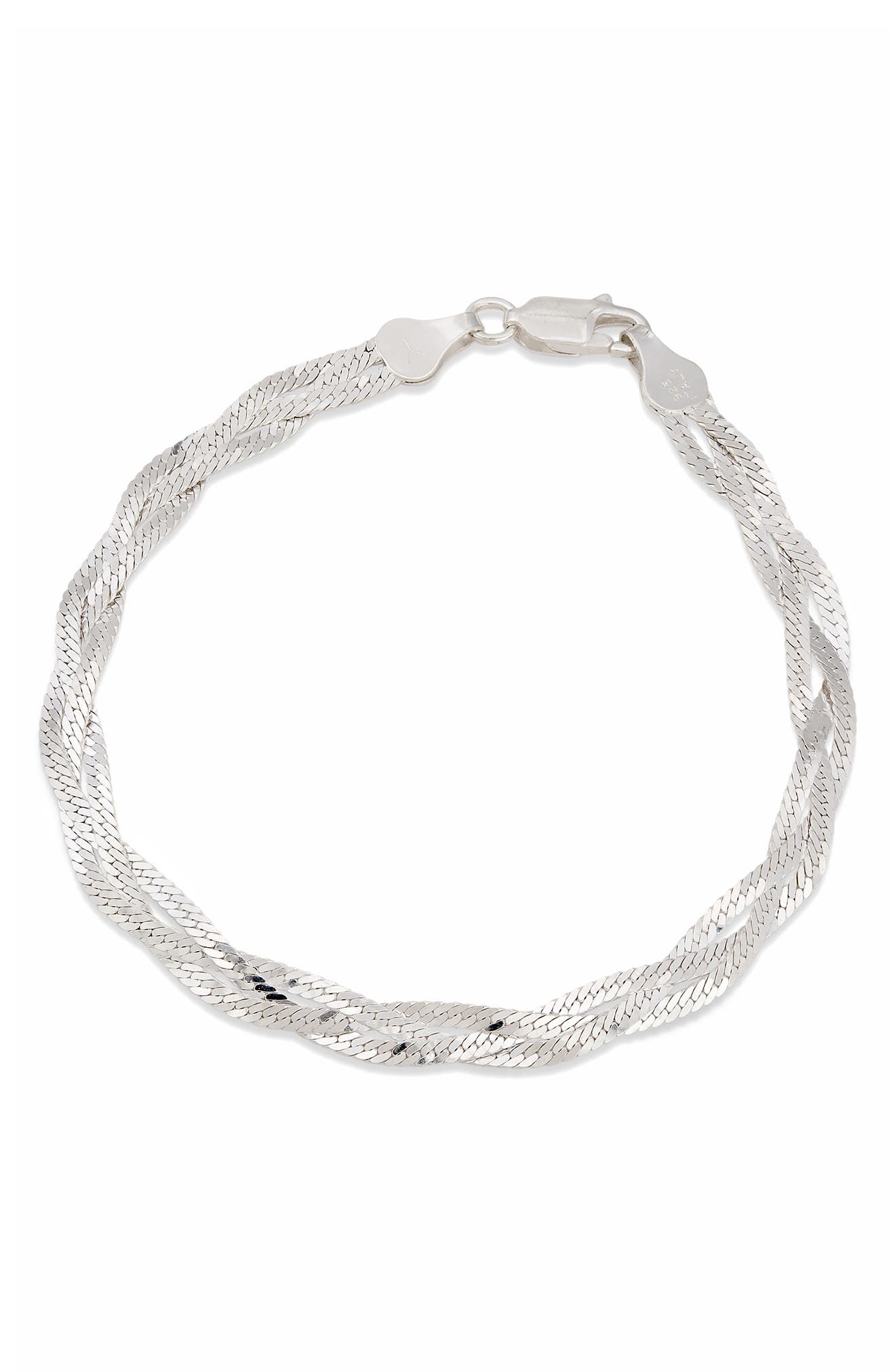 SAVVY CIE JEWELS Braided Chain Bracelet
