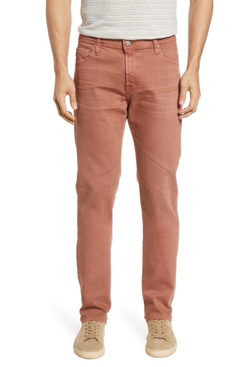 Tellis Slim Fit Jeans, Main, color, 7 YEARS SULFUR WORN COPPER