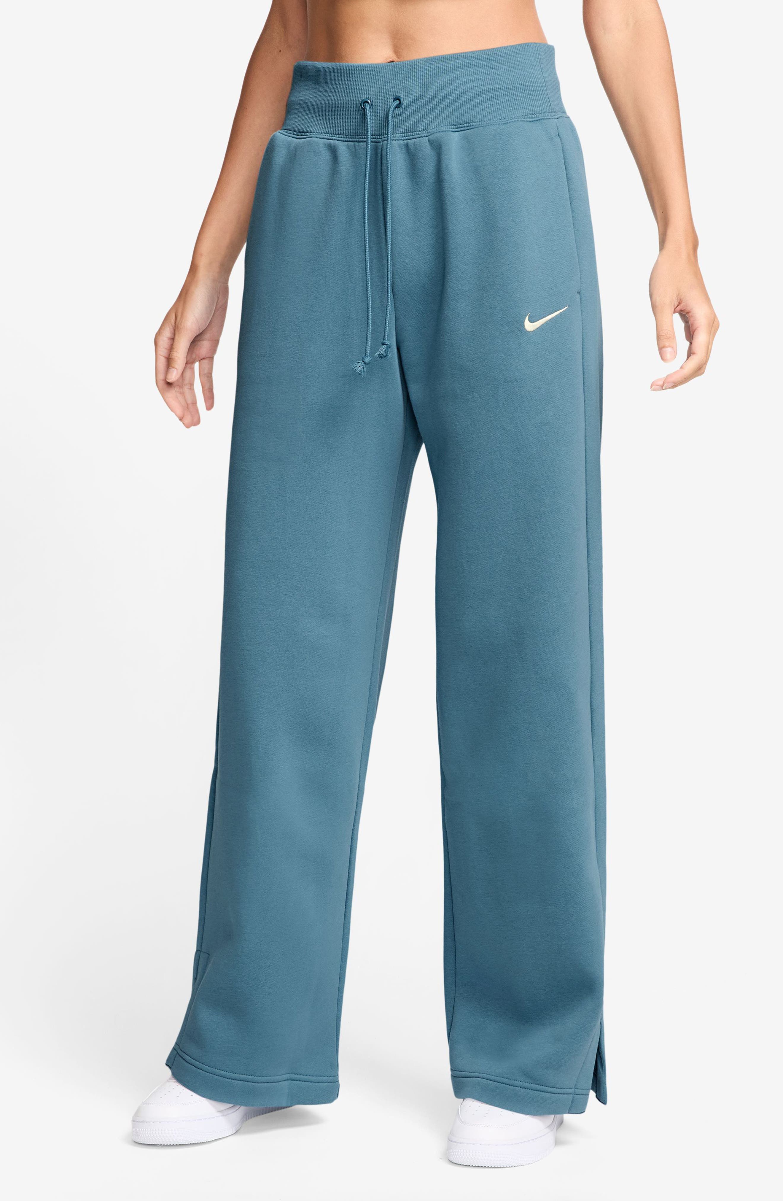 womens wide leg nike sweatpants