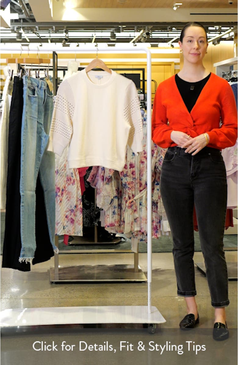 Kimberly Open Knit Cotton Sweater, sales video thumbnail