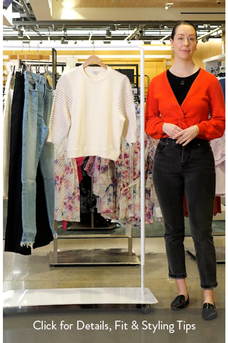 Kimberly Open Knit Cotton Sweater video