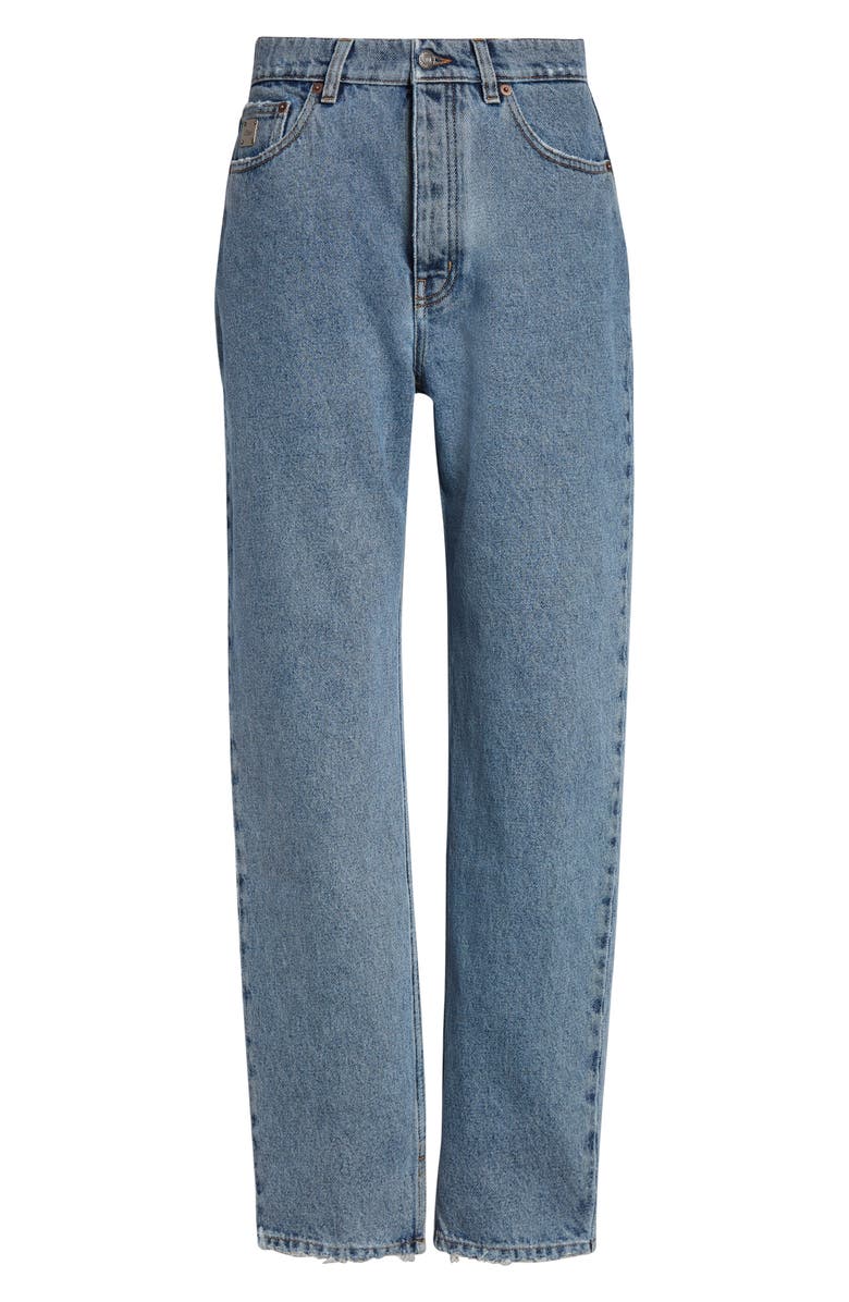 Chloé Barrel Leg Jeans, Alternate, color, Tiger Lily Blue