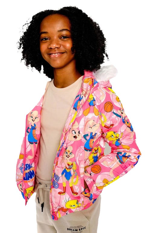 Members Only Girl's Heavy Quilted Puffer In Pink