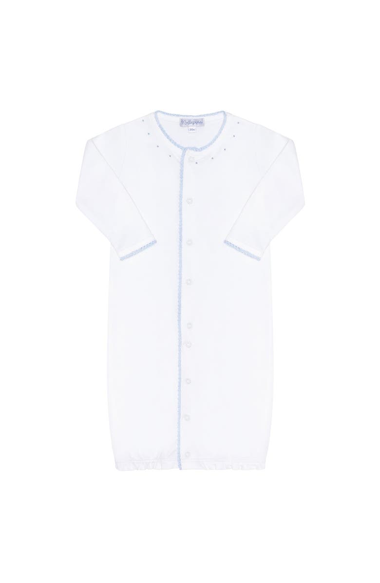 Nellapima Blue Crochet Converter Gown - Baby, Main, color, Blue