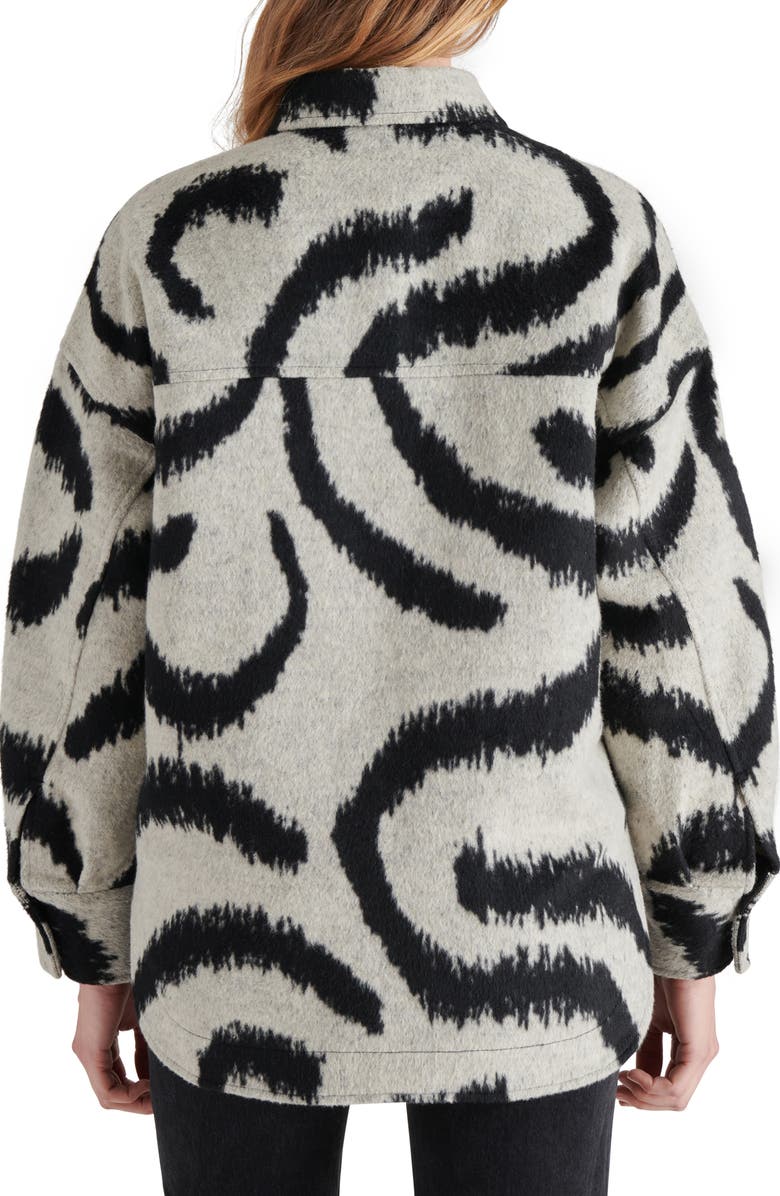 Steve Madden Sorrel Brushed Jacquard Jacket, Alternate, color, 