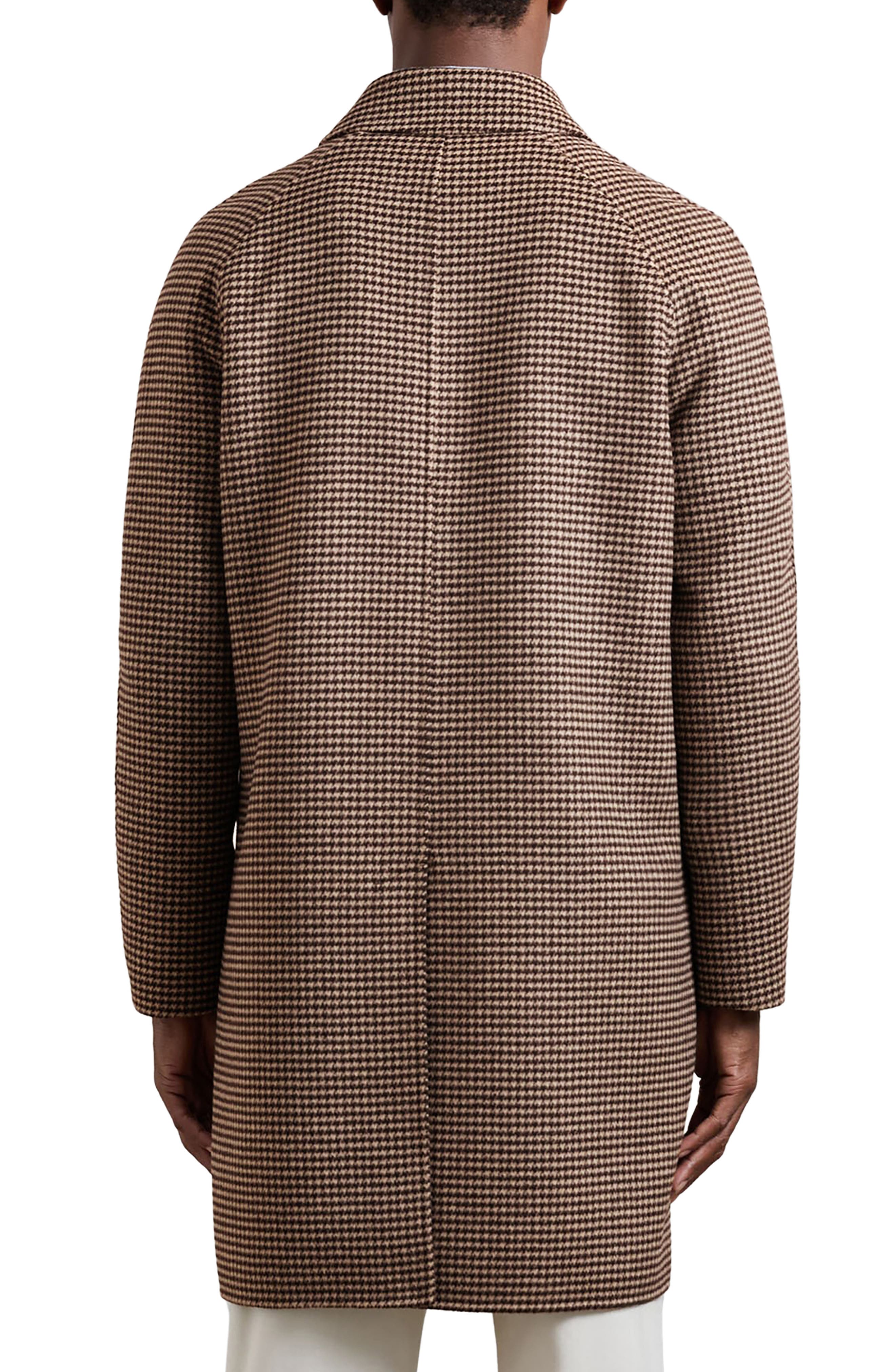 Morpeth Houndstooth Check Wool Blend Coat - image 2