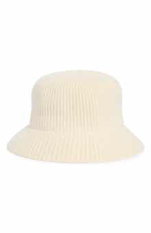 Ribbed Knit Melton Cloche