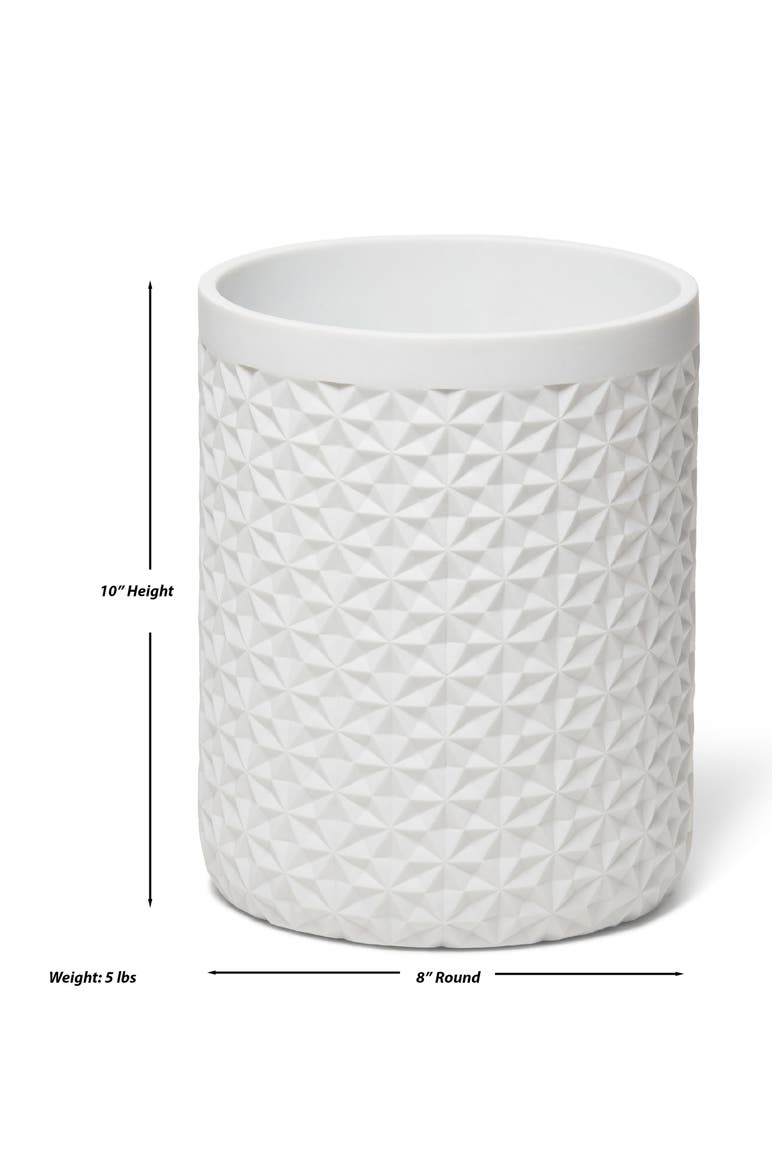 Quilted 8-Piece Bath Accessory Set, Alternate, color, WHITE