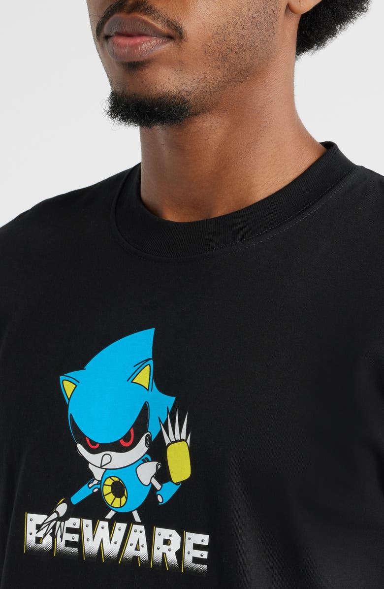 MARKET x Sonic Metal Sonic Cotton Graphic T-Shirt, Alternate, color, Black