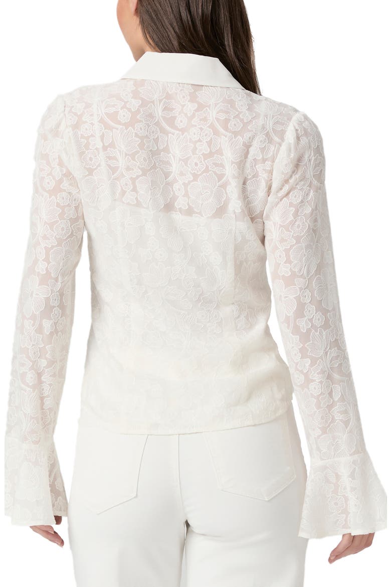 Tahoma Silk Button-Up Shirt, Alternate, color, WHITE