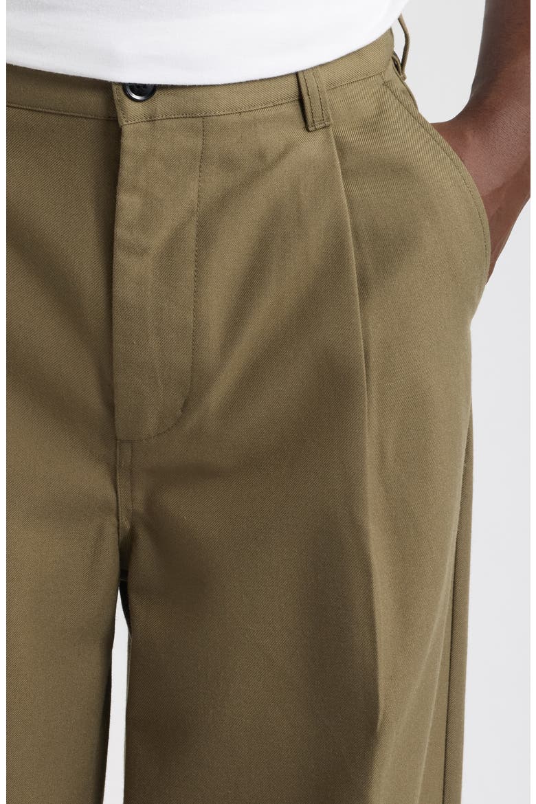 Dean Pleated Pants, Alternate, color, STONE GRAY