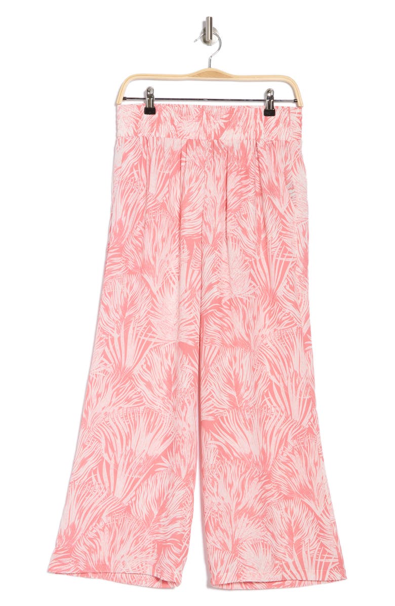 Nicole Miller Print Pull On Pants, Alternate, color, Pink Print
