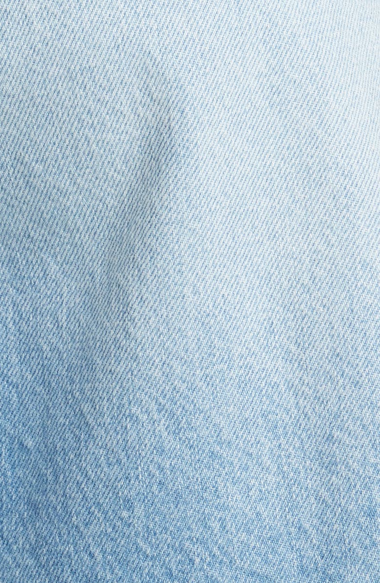 rag & bone Maya High Waist Raw Hem Denim Shorts, Alternate, color, Tulip