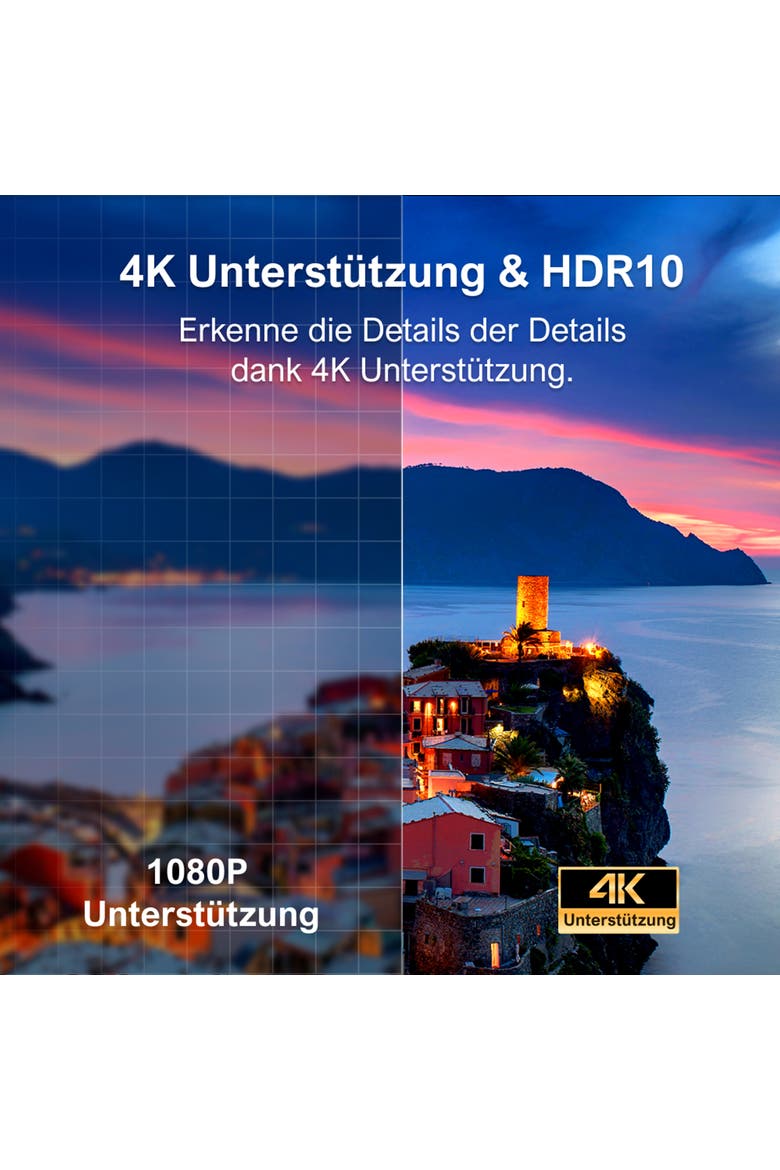 Projector 4K decoding 900 ANSI Lumens Obstacle Avoidance 6D Keystone WiFi  Apollo P60, Alternate, color, Black