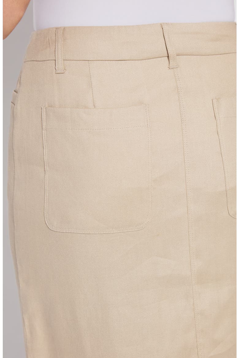 Nixie Linen Blend Pencil Skirt, Alternate, color, LINEN