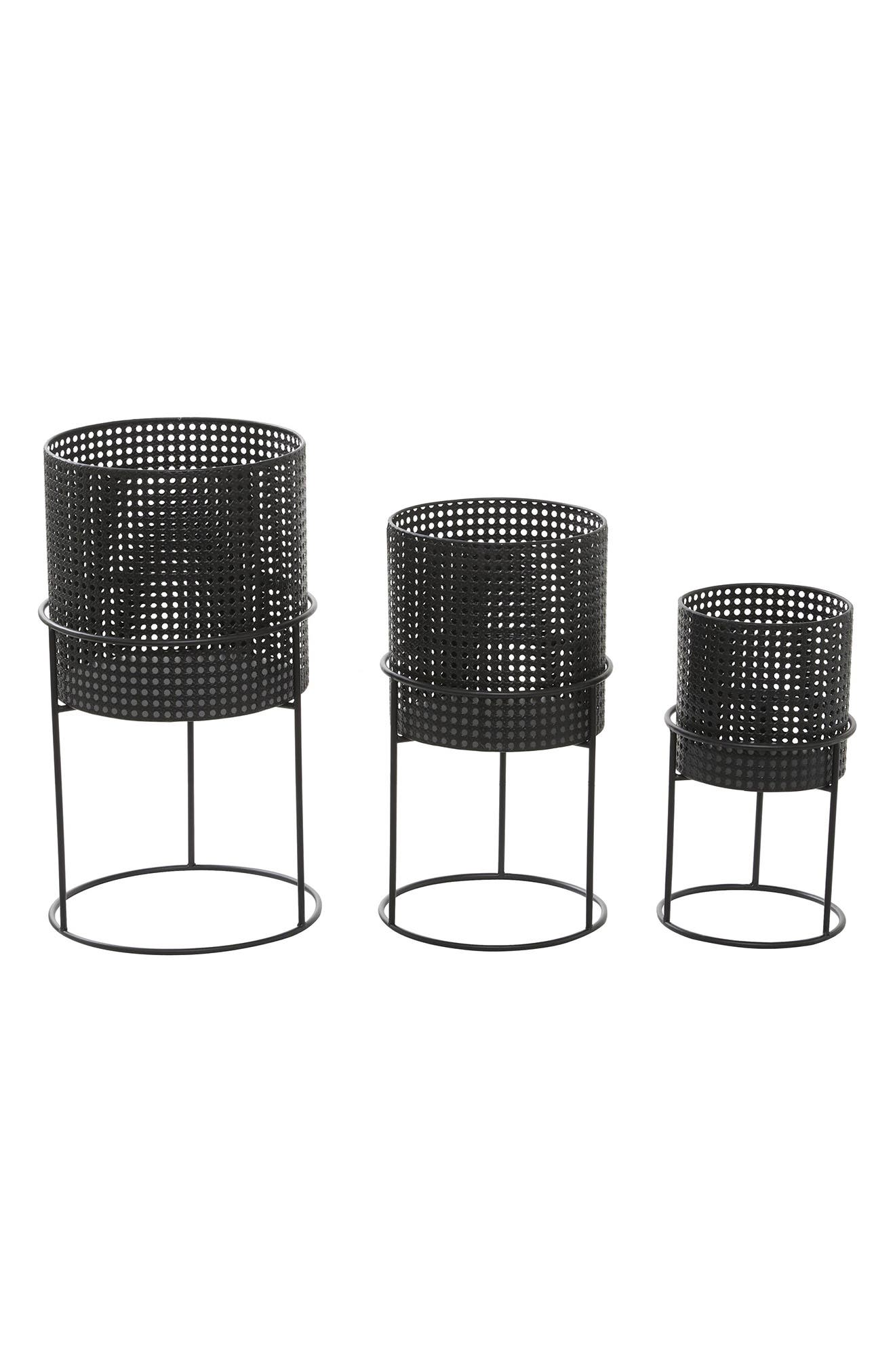 UMA Set of 3 Woven Planters