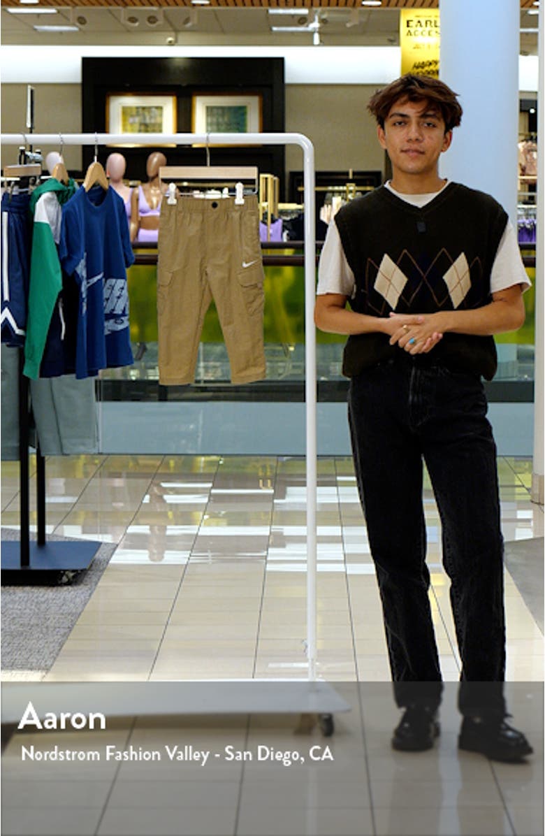 Kids' Woven Nylon Cargo Pants, sales video thumbnail