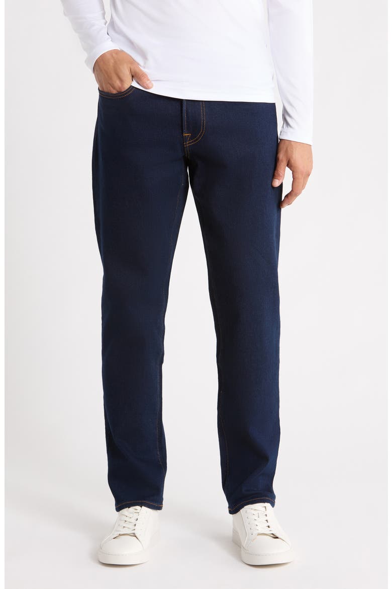 Harleem Straight Fit Stretch Jeans, Main, color, NEW MAROON