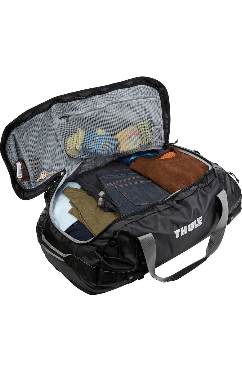 Thule Chasm 130-Liter Duffle Bag, Alternate, color, Black