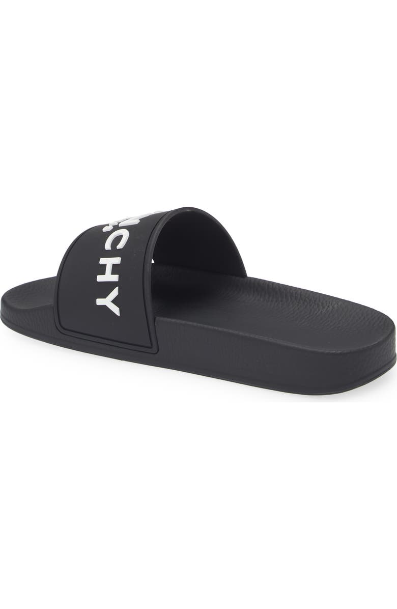 Givenchy Logo Slide Sandal, Alternate, color, Black