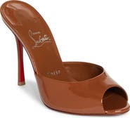 Christian Louboutin Me Dolly Peep Toe Slide Sandal