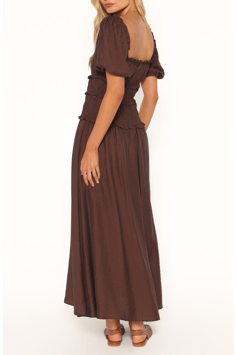 Doralee Maxi Dress, Alternate, color, BROWN
