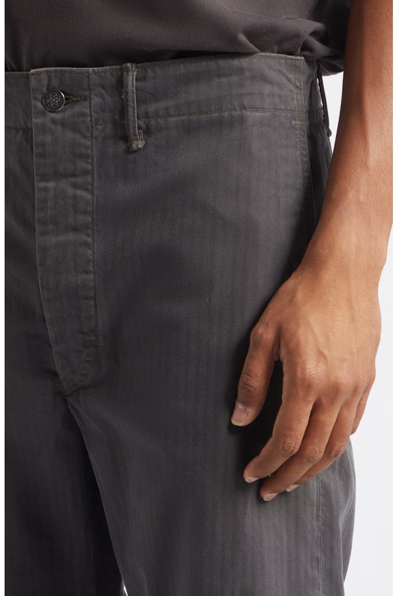 Cotton Herringbone Twill Field Pants, Alternate, color, WASHED BLACK