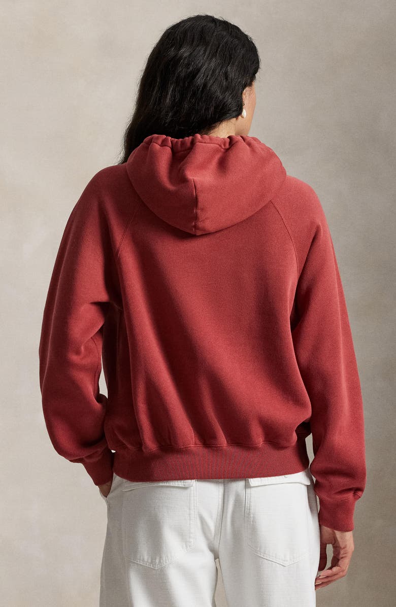 Polo Ralph Lauren Cotton Blend Fleece Hoodie, Alternate, color, Red Snapper