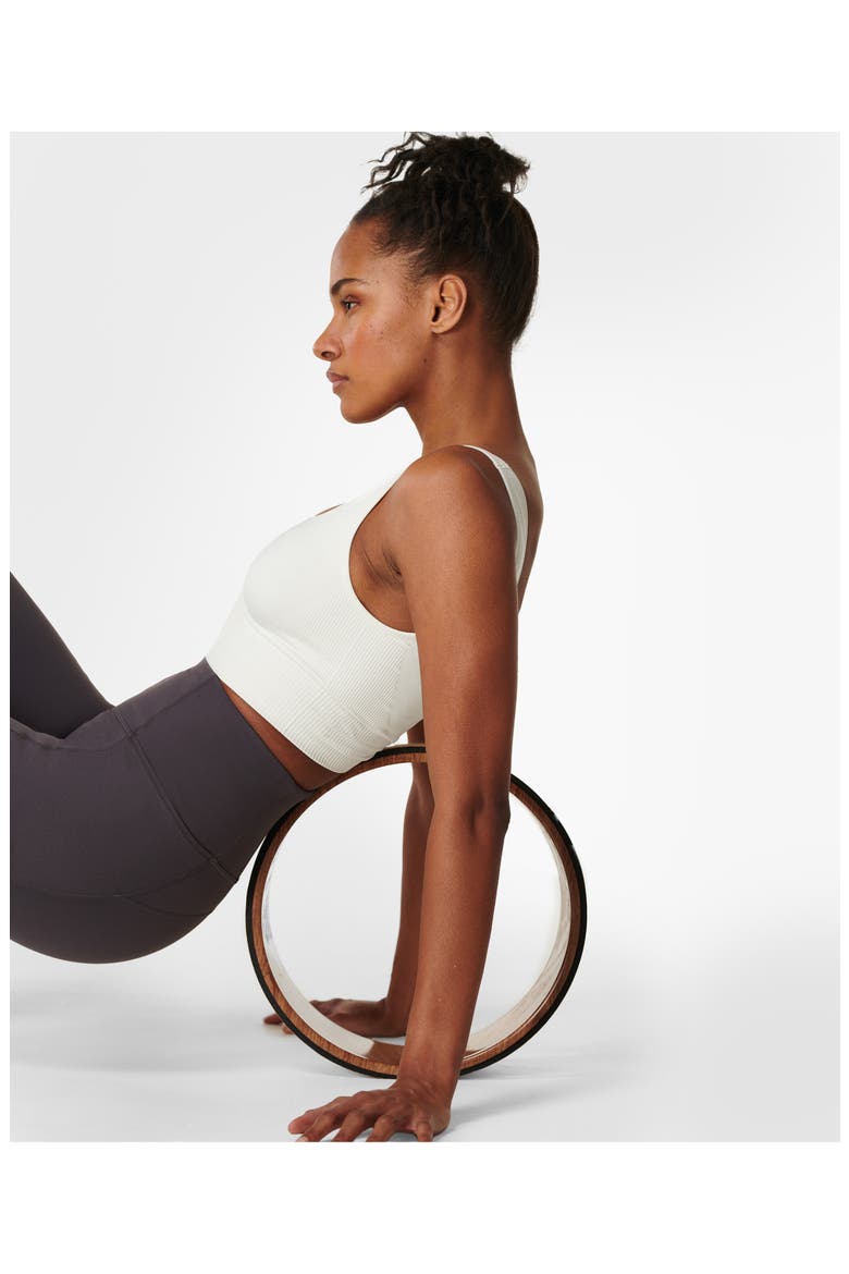 Balance Seamless Longline Sports Bra, Alternate, color, LILY WHITE