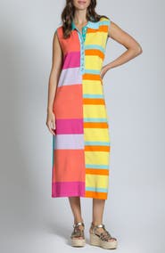 APNY Stripe Polo Dress