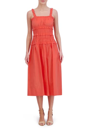 ELIZA J ELIZA J COTTON MIDI SUNDRESS