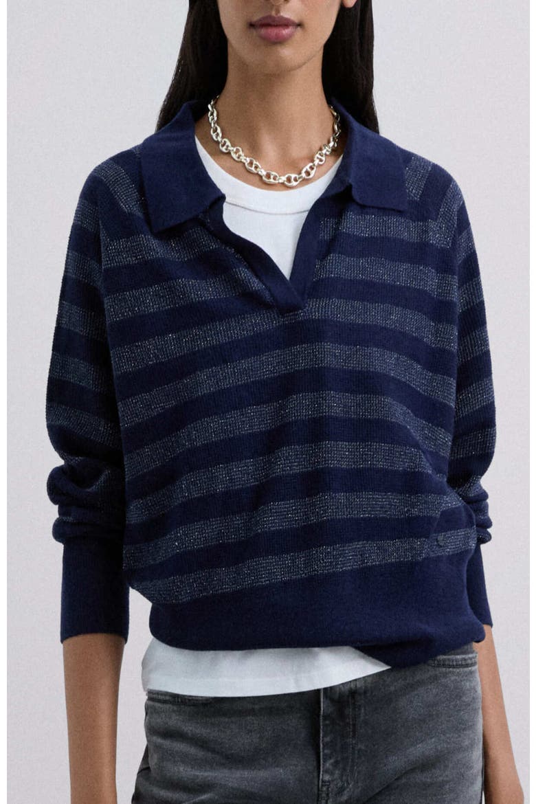 Pololurex Jumper, Main, color, Navystripes