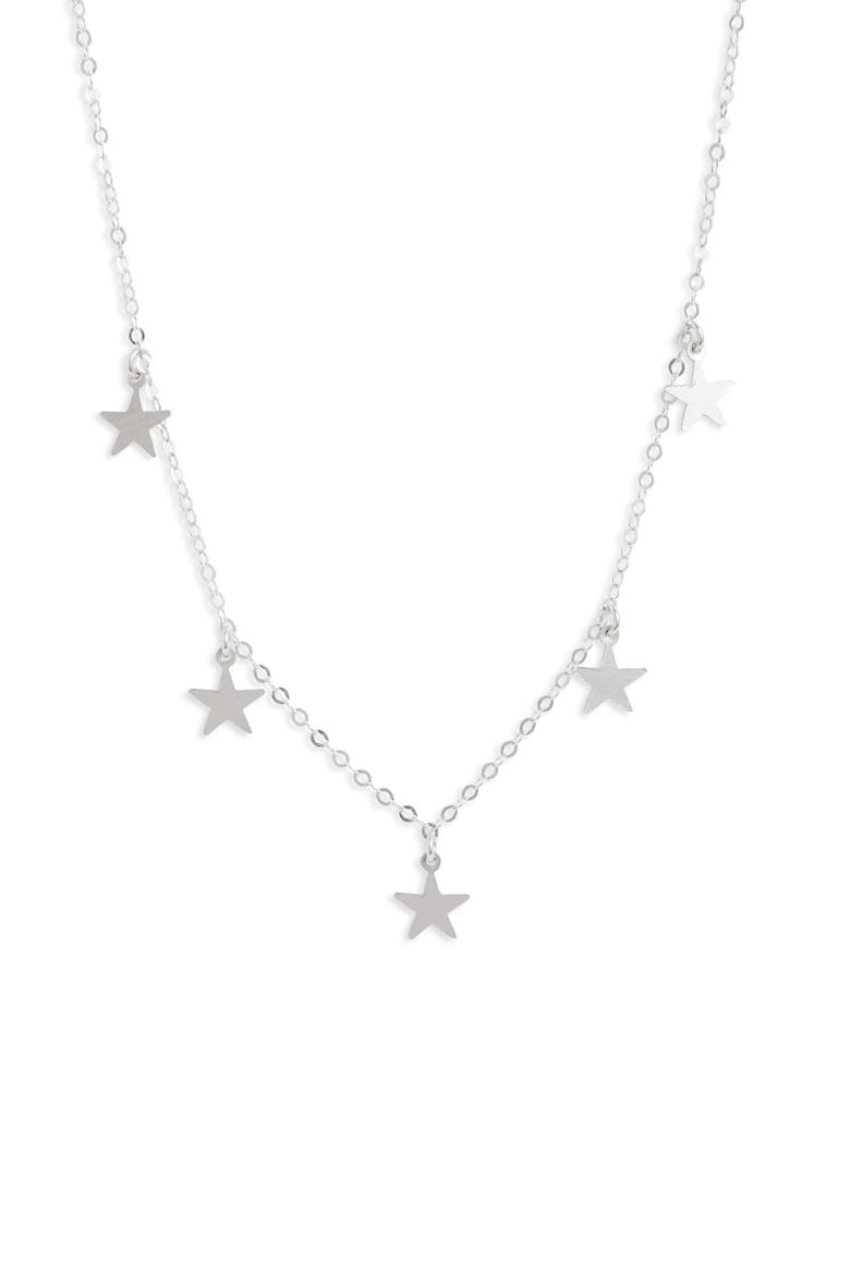 Scarlett Choker Necklace, Main, color, SILVER