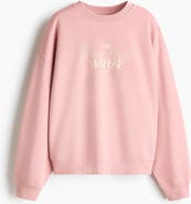 H&M Oversized Print-motif Sweatshirt