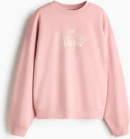 H&M Oversized Print-motif Sweatshirt