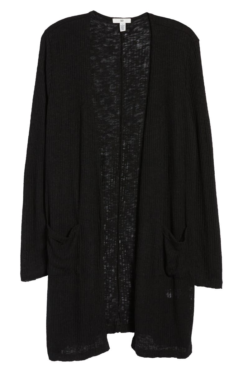 BP. Ribbed Knit Cardigan, Alternate, color, 