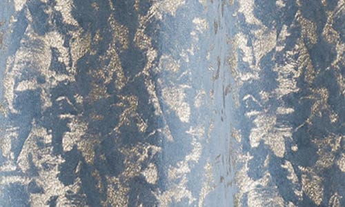Dainty Home Set Of 2 Jacquard Room Darkening Curtains In Blue