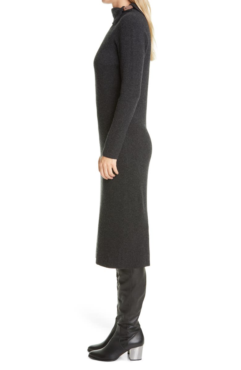 Fabiana Filippi Long Sleeve Wool, Silk & Cashmere Sweater Dress, Alternate, color,