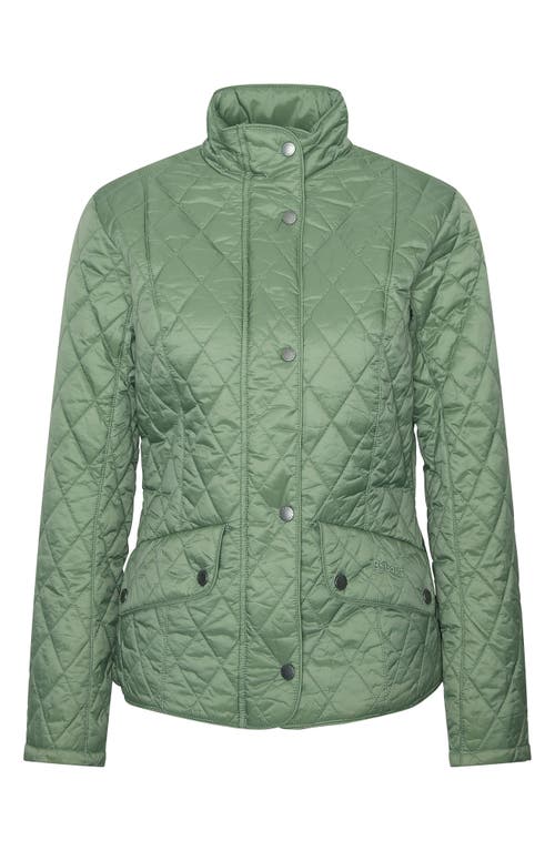 Barbour Flyweight Quilted Jacket In Green