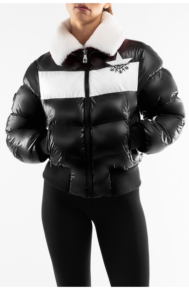 Malibu Ski Club Apres Slick Bomber, Main, color, Black