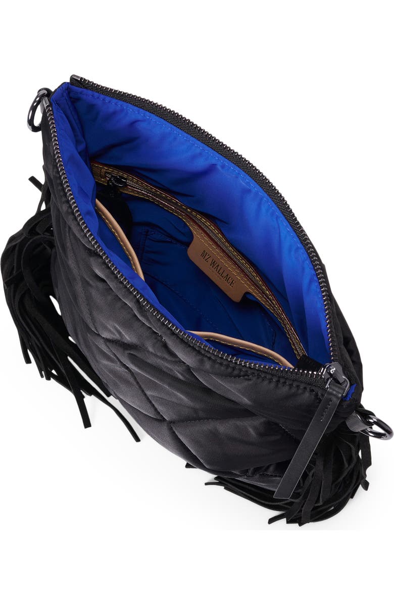 MZ Wallace Madison Fringe Quilted Crossbody Bag, Alternate, color,
