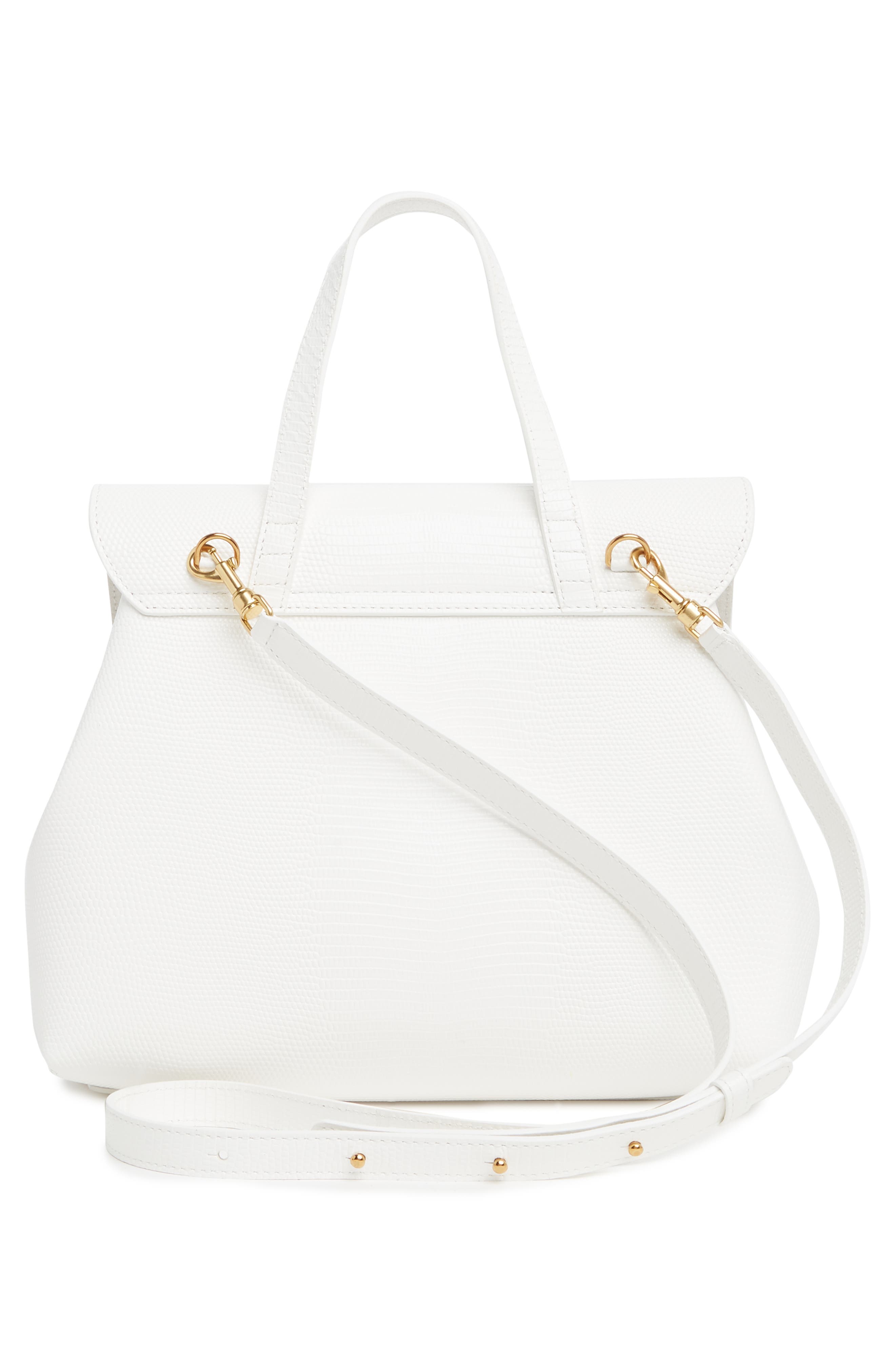 Mansur Gavriel Mini Soft Lady Lizard Embossed Leather Bag, Alternate, color, 