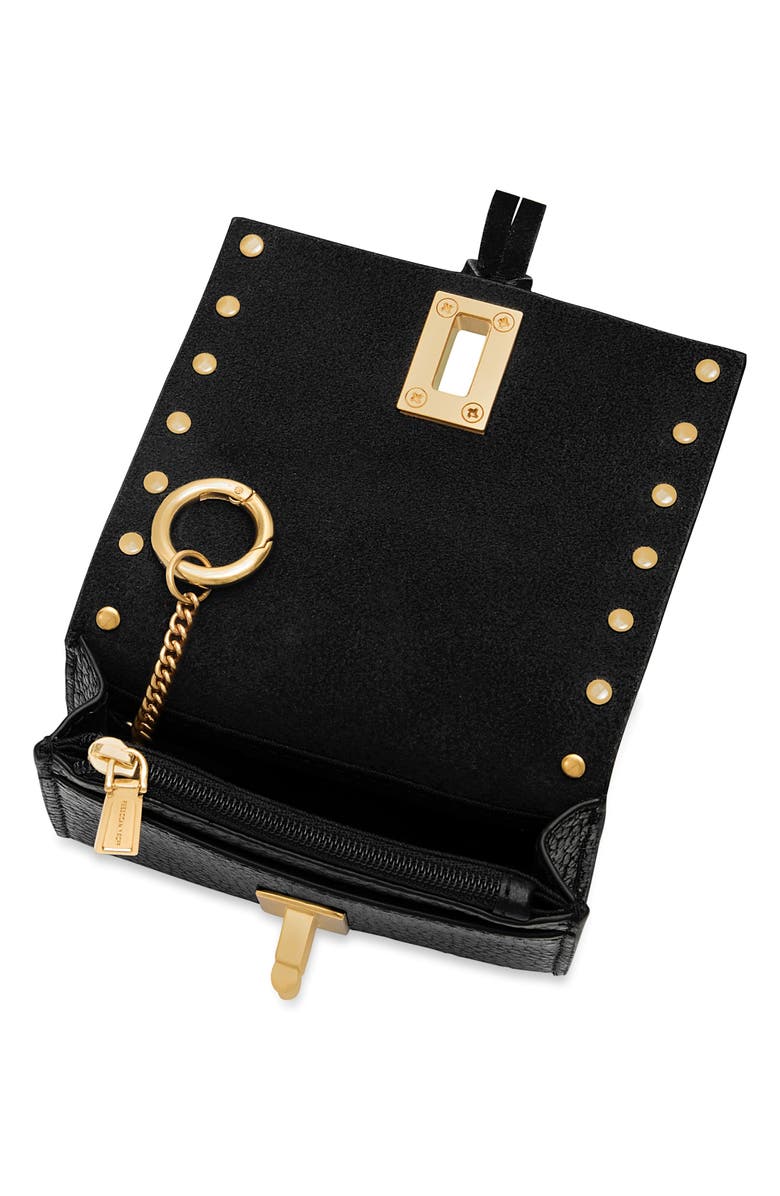 Rebecca Minkoff Darren Metro Leather Wallet, Alternate, color, Black