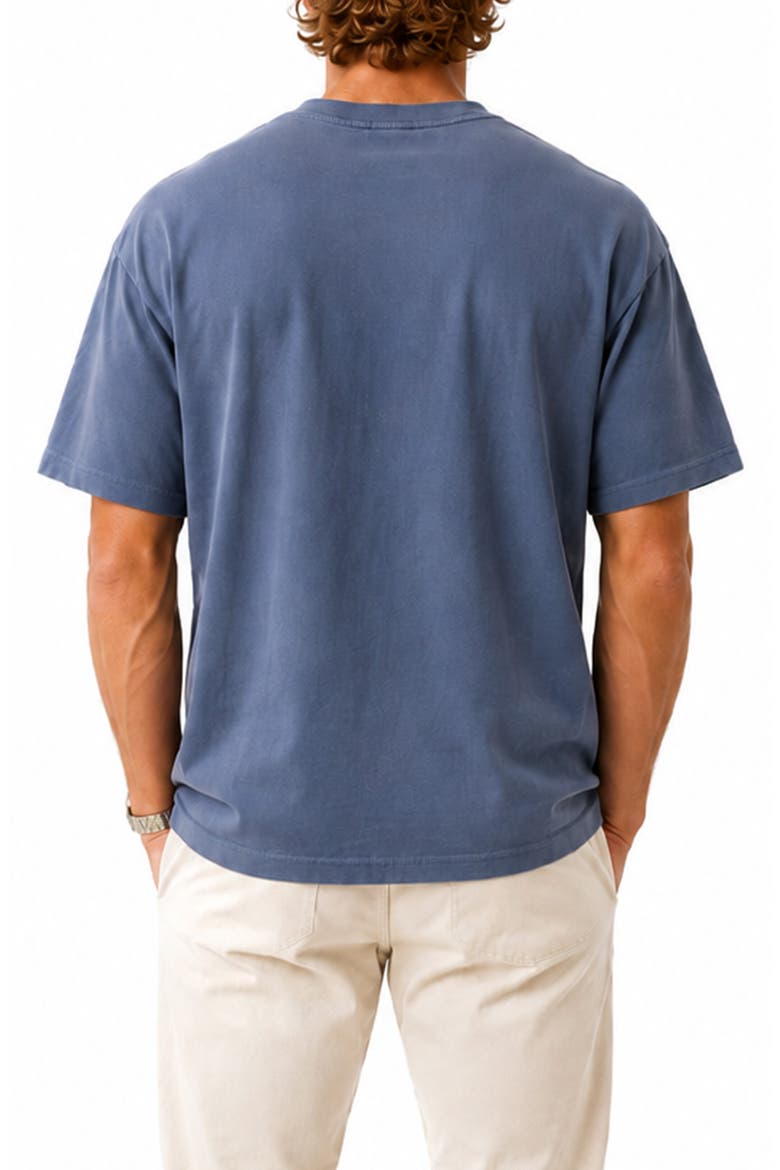 Marthyr Cotton Blend Graphic T-shirt, Alternate, color, BLUE